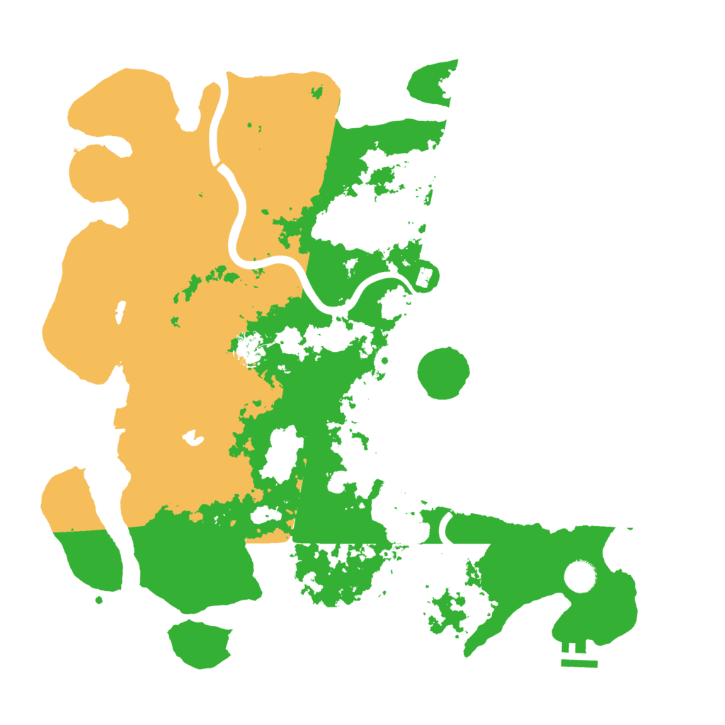 Biome Rust Map: Procedural Map, Size: 4000, Seed: 28603
