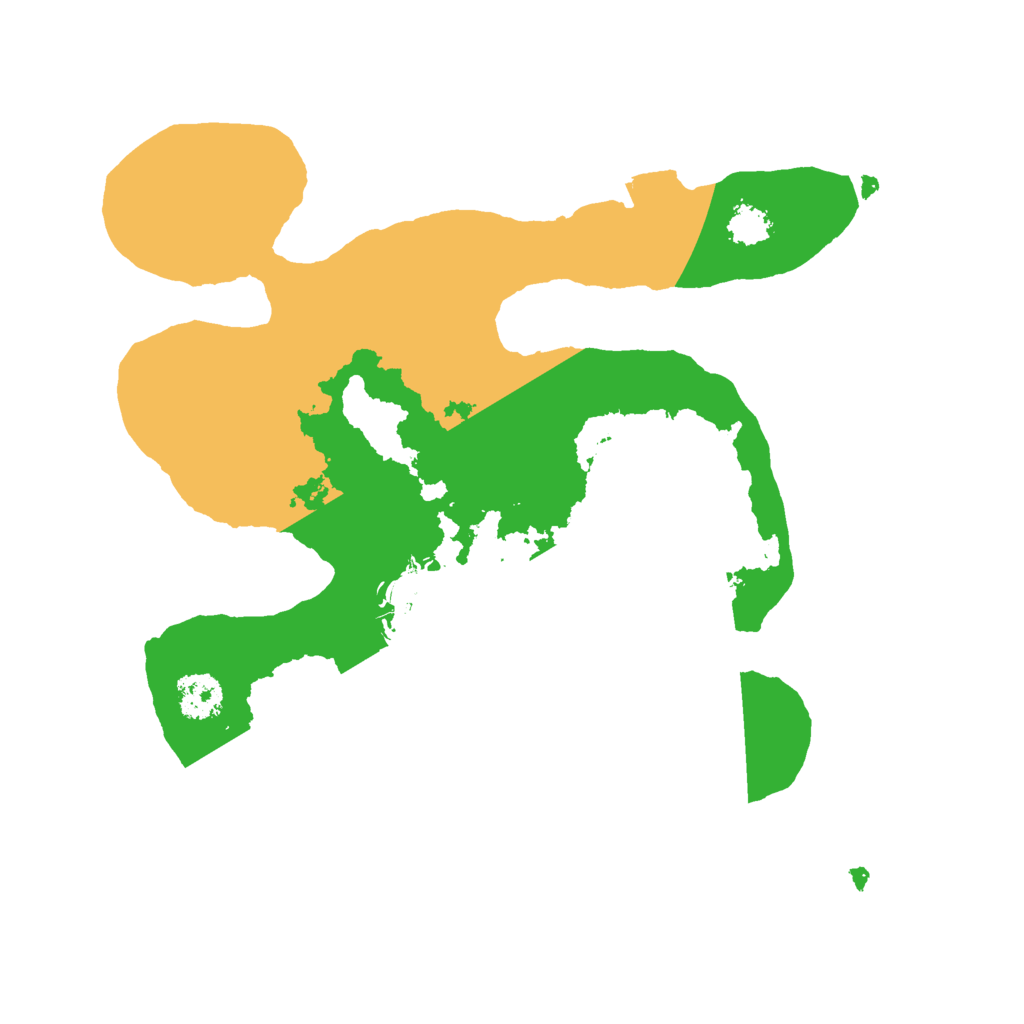 Biome Rust Map: Procedural Map, Size: 2300, Seed: 1101751421