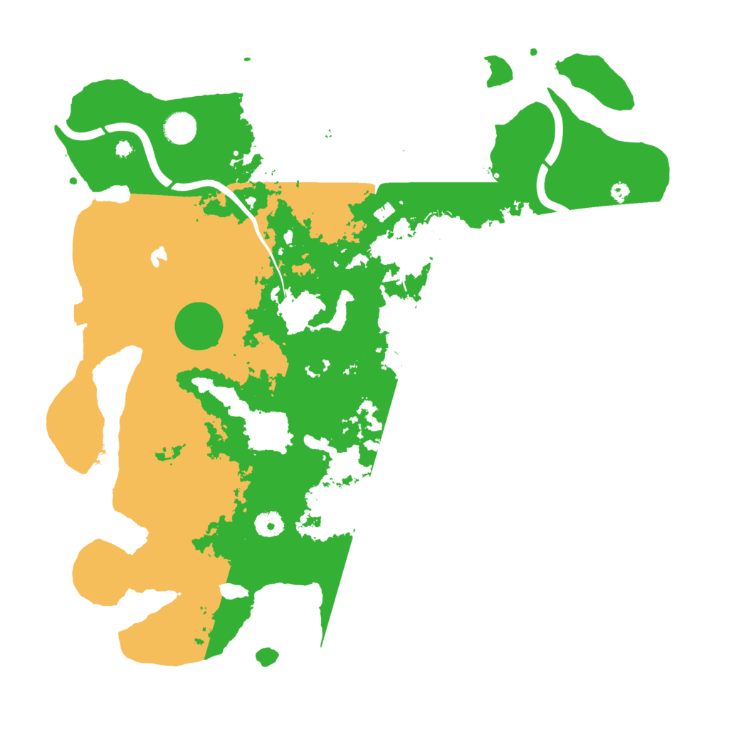 Biome Rust Map: Procedural Map, Size: 4000, Seed: 42344