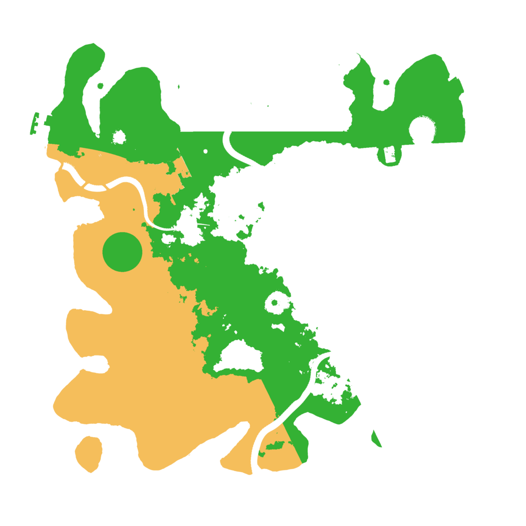 Biome Rust Map: Procedural Map, Size: 3500, Seed: 921222018