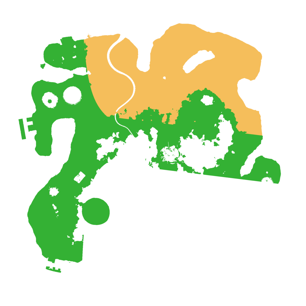 Biome Rust Map: Procedural Map, Size: 3000, Seed: 961191424