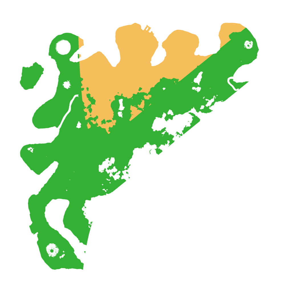 Biome Rust Map: Procedural Map, Size: 3500, Seed: 424768559