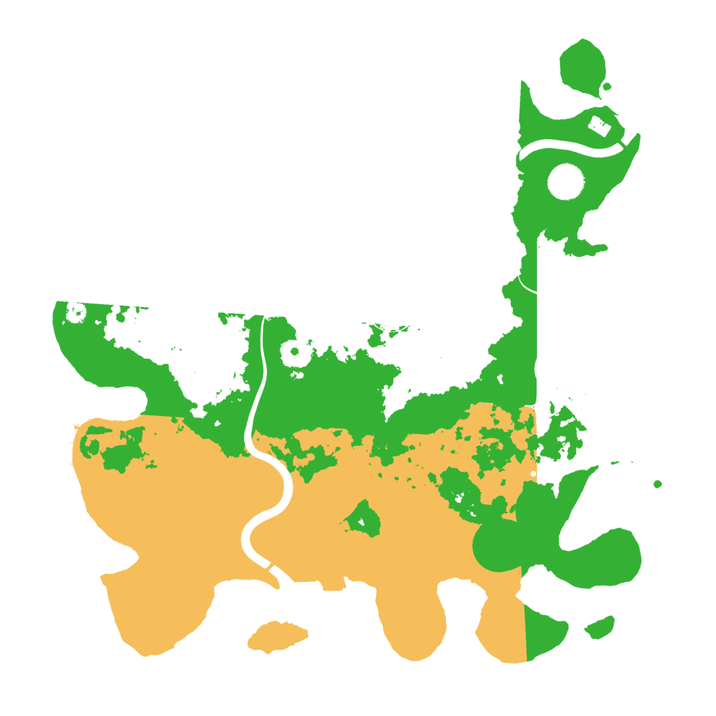 Biome Rust Map: Procedural Map, Size: 3600, Seed: 2531063