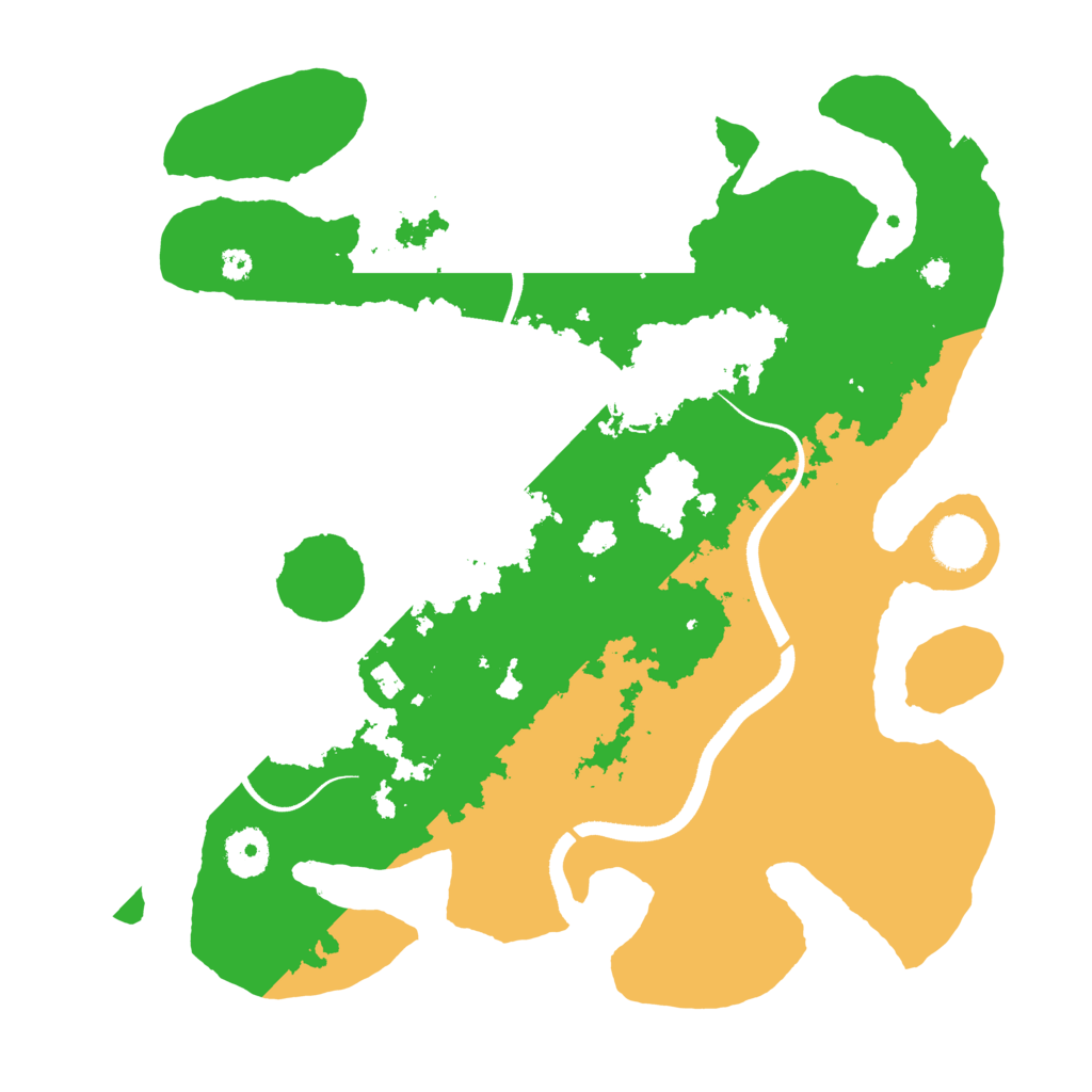 Biome Rust Map: Procedural Map, Size: 3500, Seed: 1997409210