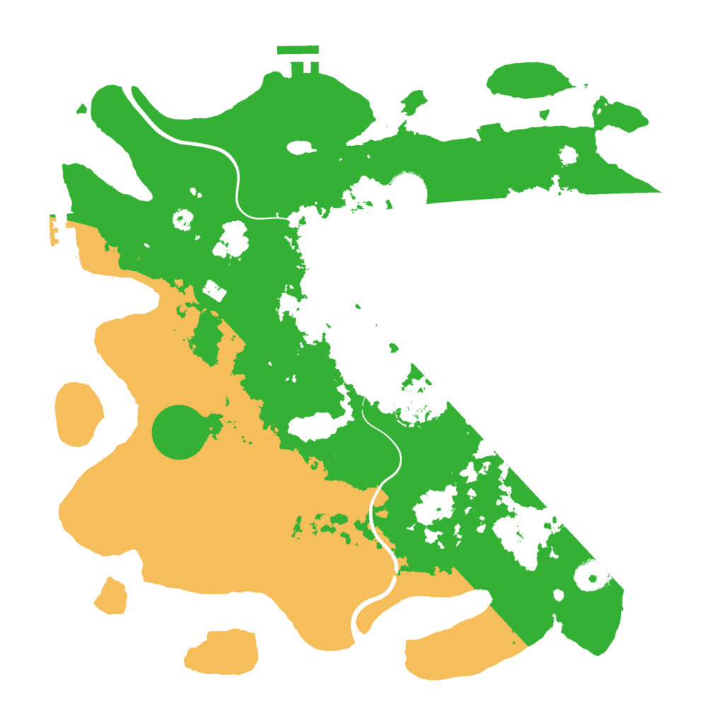 Biome Rust Map: Procedural Map, Size: 3500, Seed: 856680088