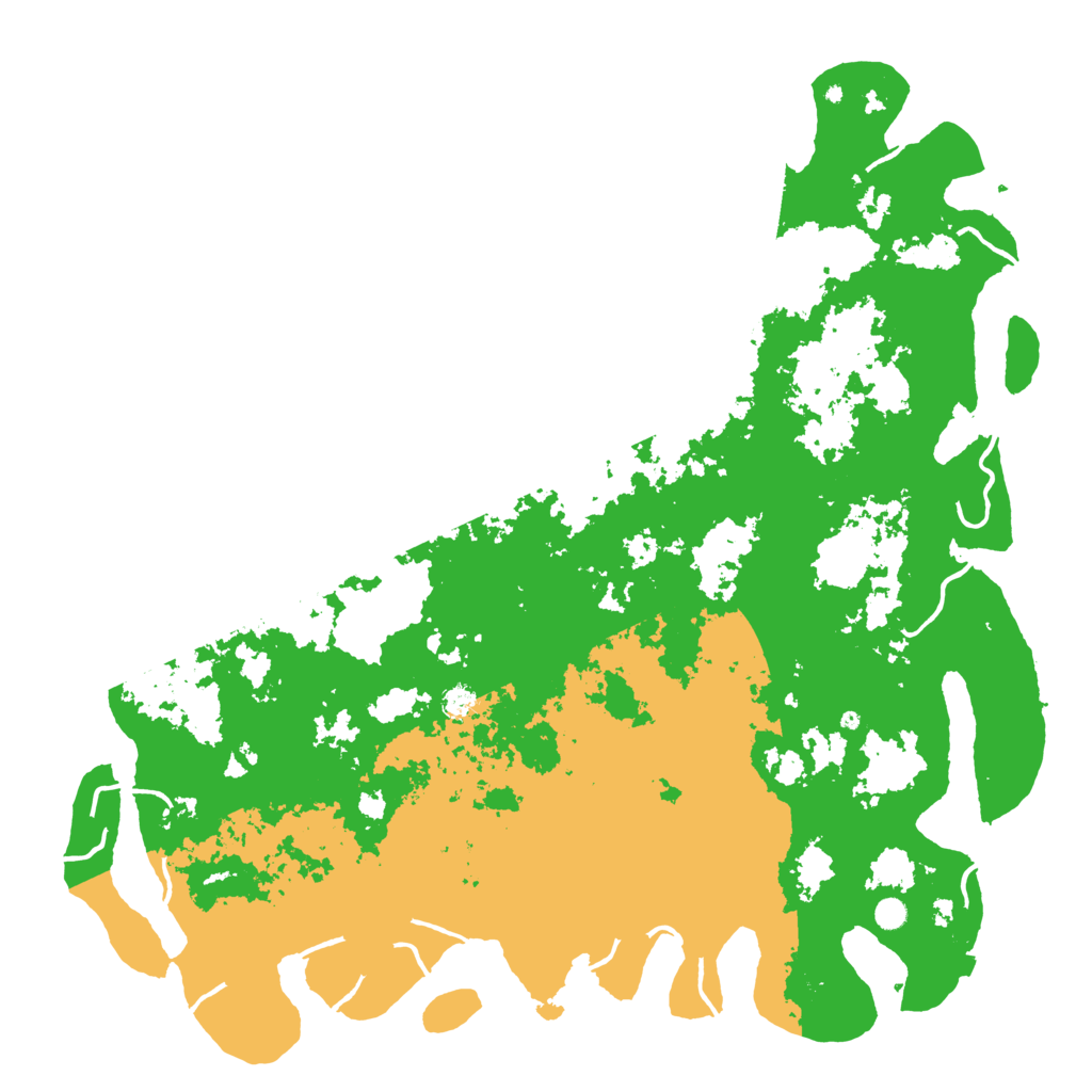 Biome Rust Map: Procedural Map, Size: 6000, Seed: 1688947257