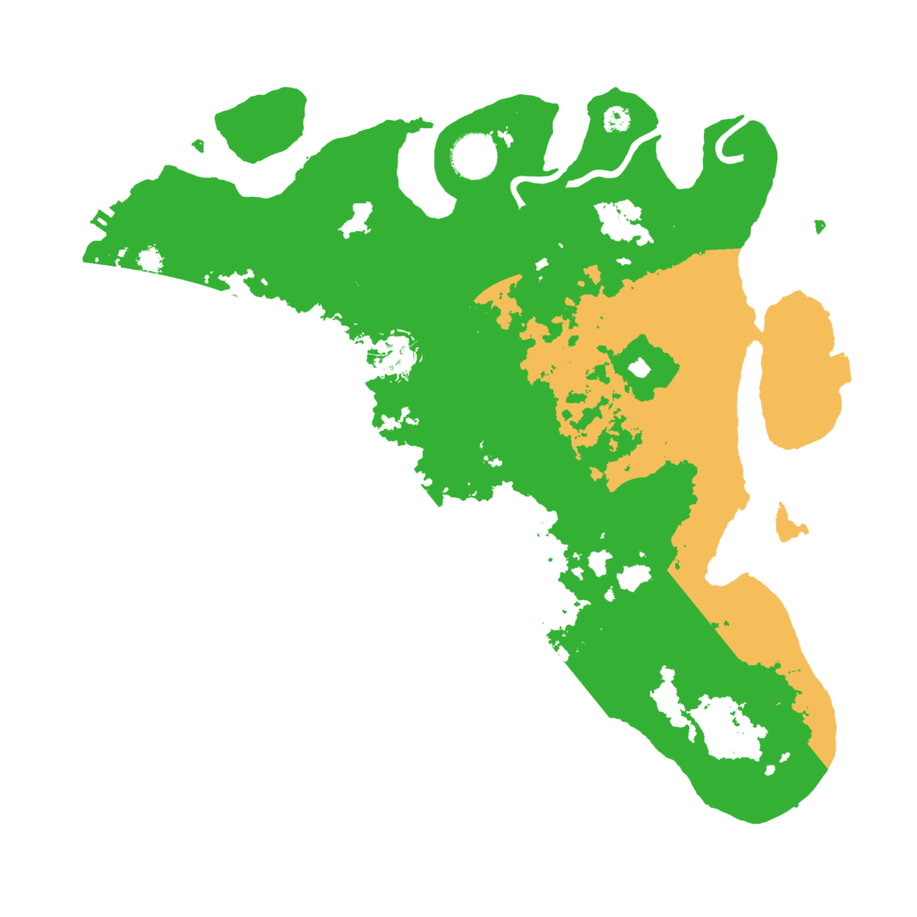 Biome Rust Map: Procedural Map, Size: 3500, Seed: 1373461789