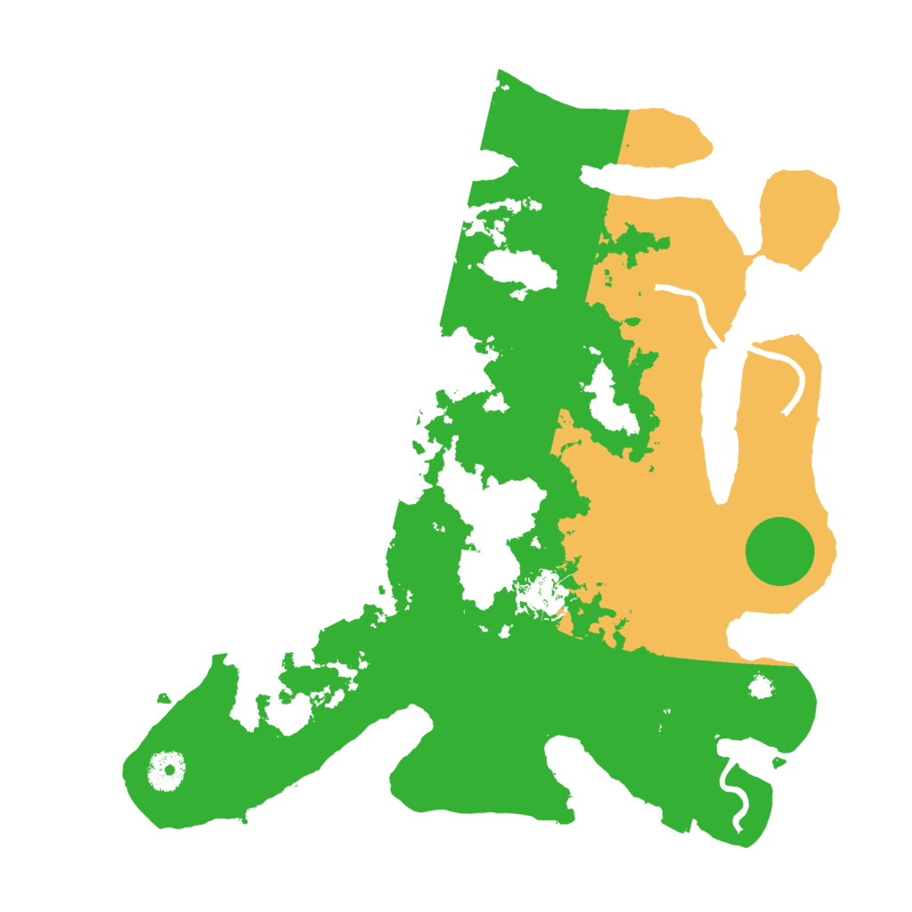 Biome Rust Map: Procedural Map, Size: 3500, Seed: 616382803