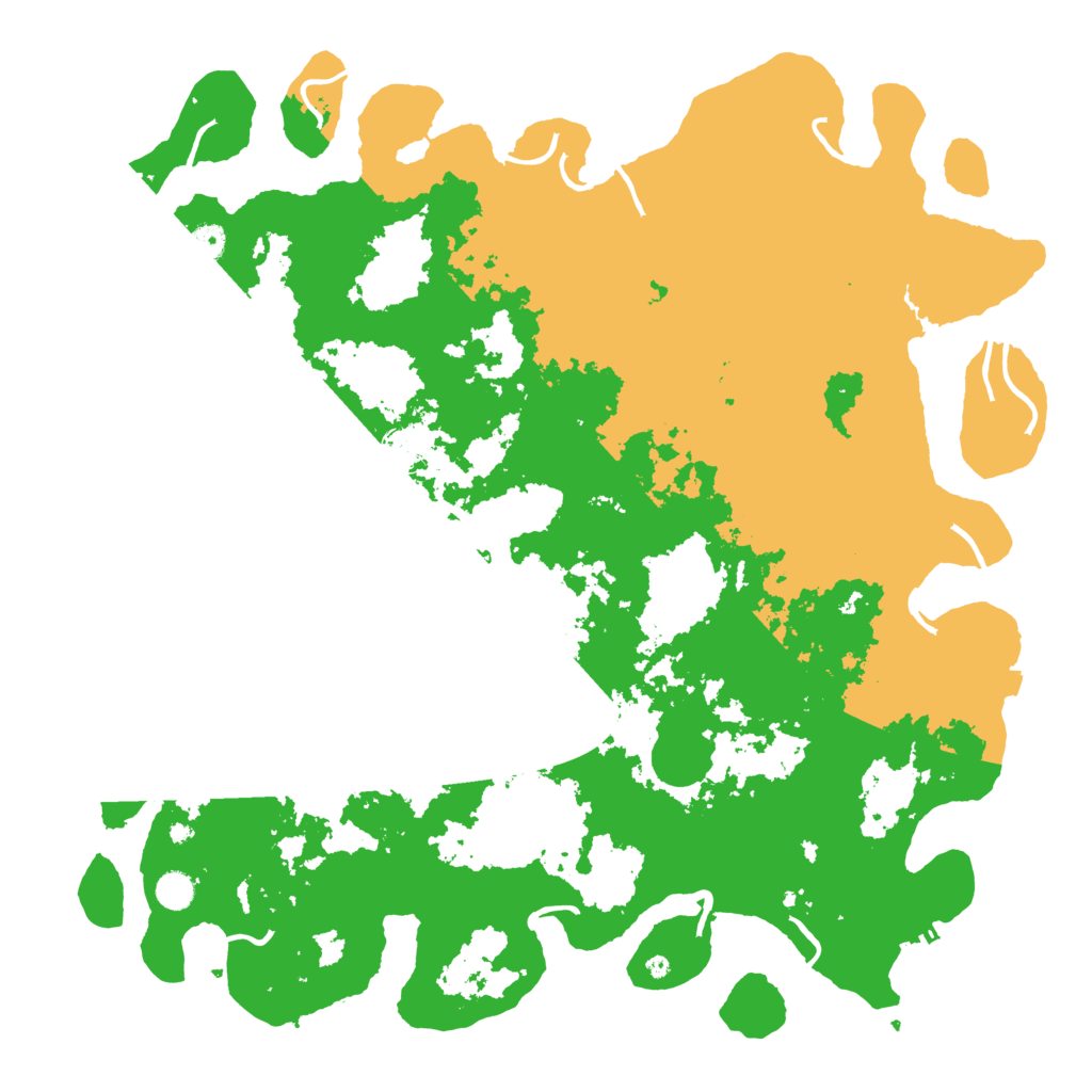 Biome Rust Map: Procedural Map, Size: 5000, Seed: 262494982