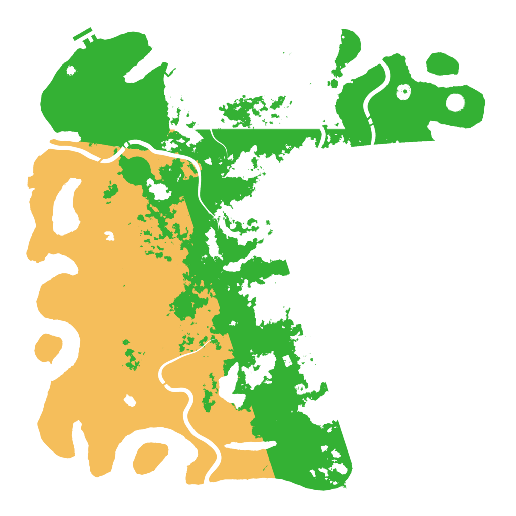 Biome Rust Map: Procedural Map, Size: 5000, Seed: 485994471
