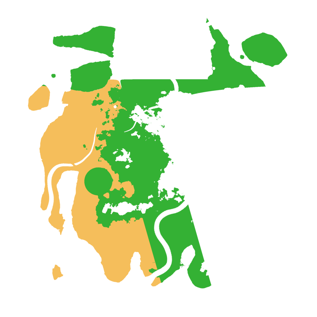Biome Rust Map: Procedural Map, Size: 3000, Seed: 1044482668