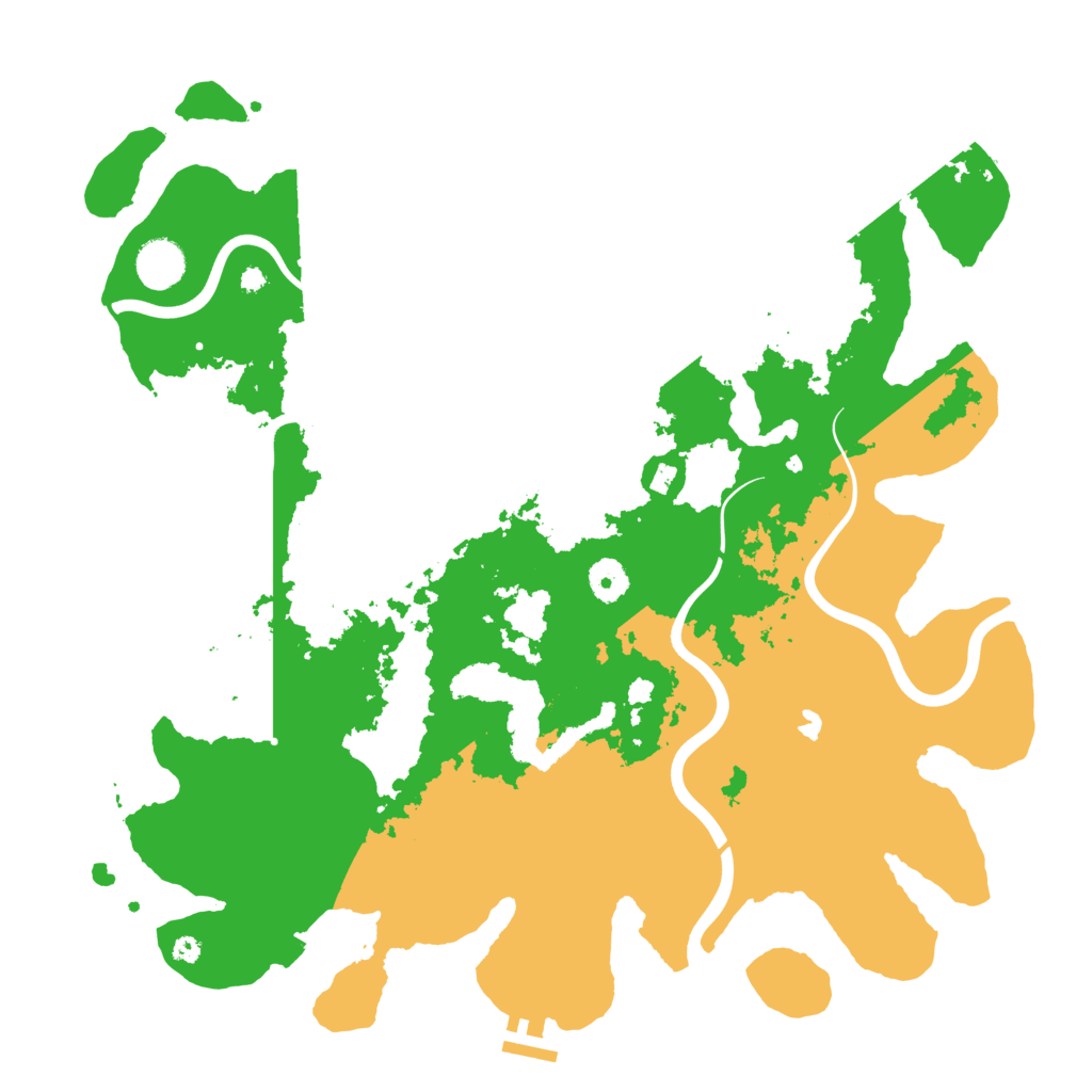 Biome Rust Map: Procedural Map, Size: 4000, Seed: 598859518