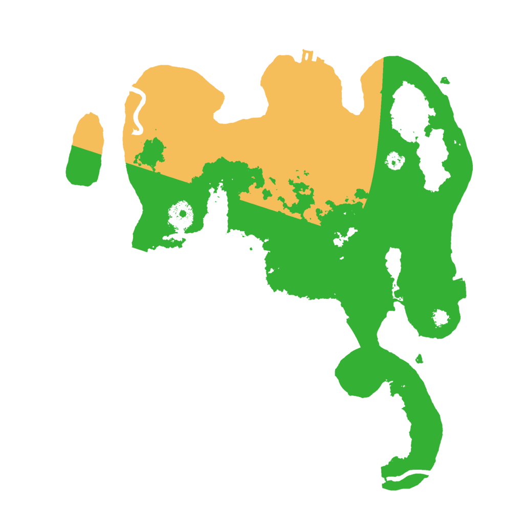 Biome Rust Map: Procedural Map, Size: 3000, Seed: 1866603104