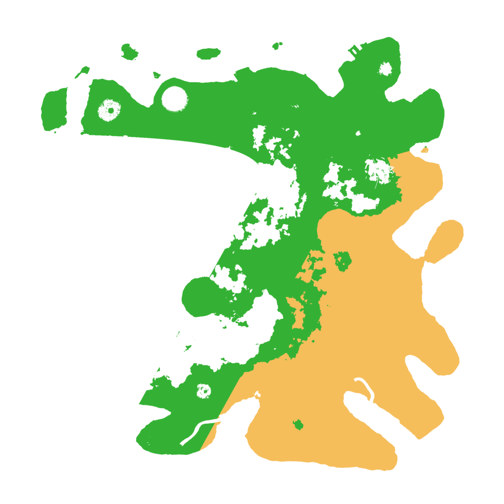 Biome Rust Map: Procedural Map, Size: 3500, Seed: 26835