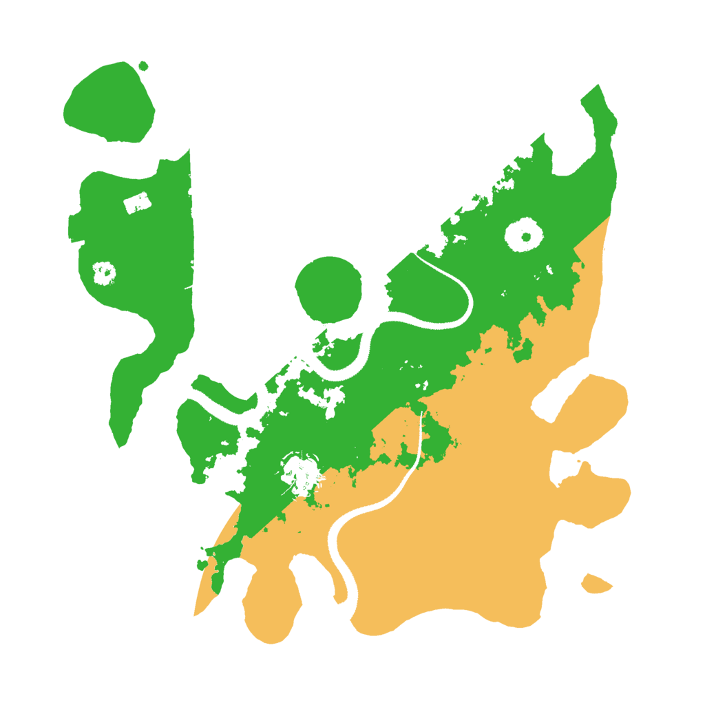 Biome Rust Map: Procedural Map, Size: 3000, Seed: 8562