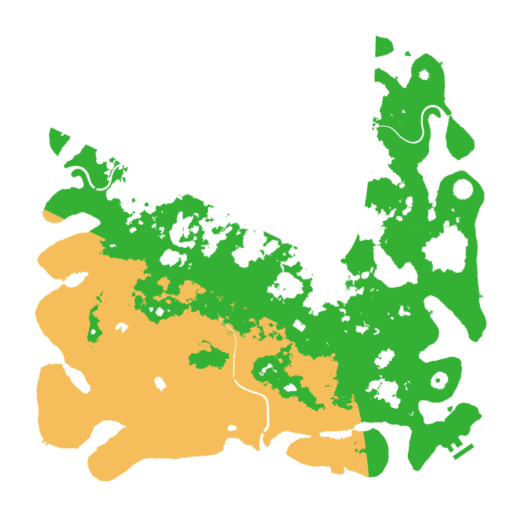Biome Rust Map: Procedural Map, Size: 4500, Seed: 1219782736