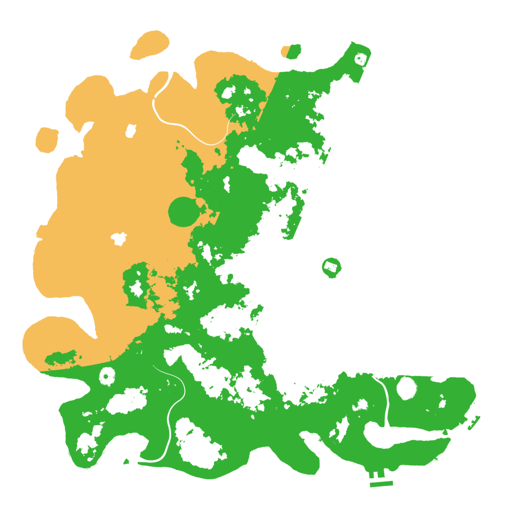 Biome Rust Map: Procedural Map, Size: 4500, Seed: 1061269256