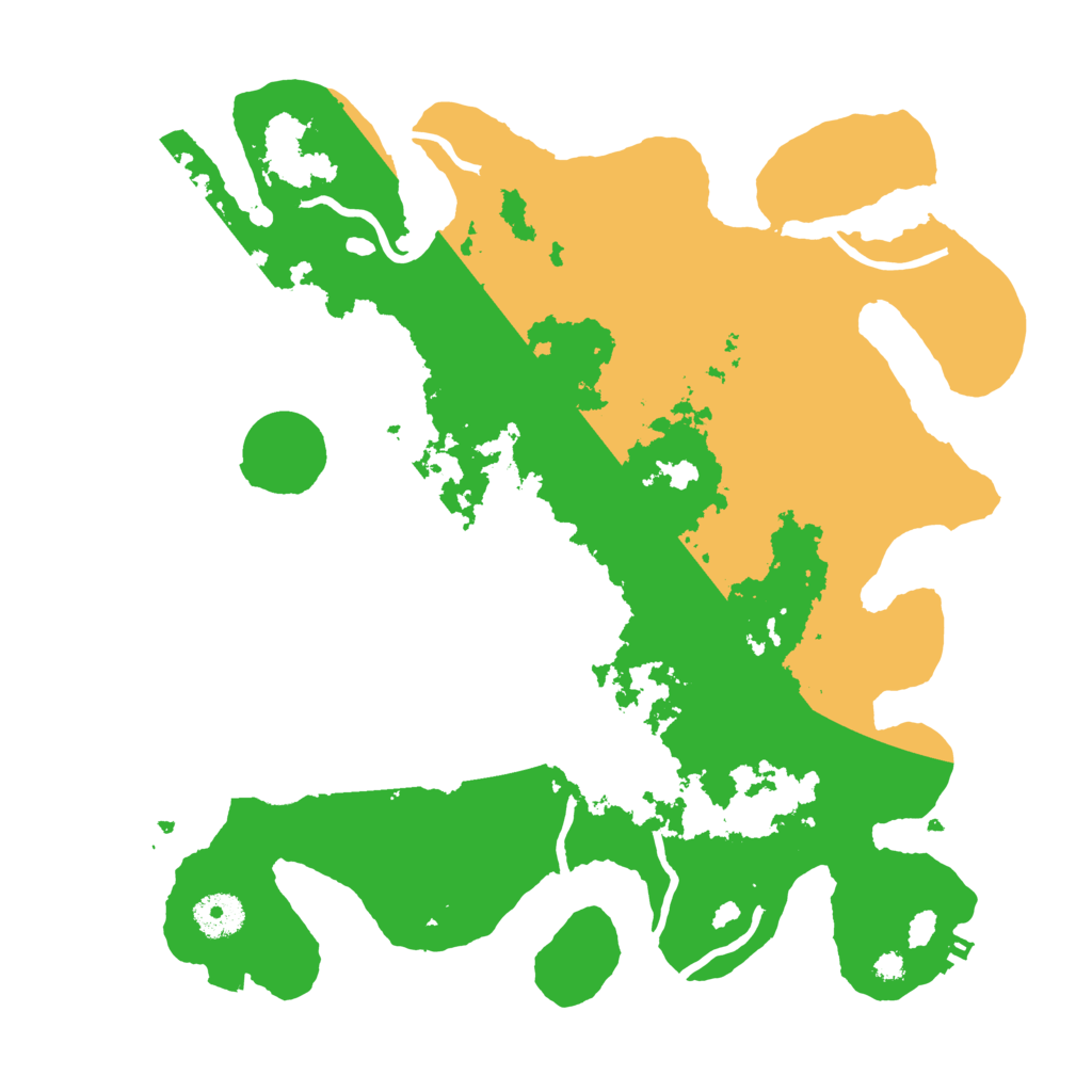 Biome Rust Map: Procedural Map, Size: 3500, Seed: 2111