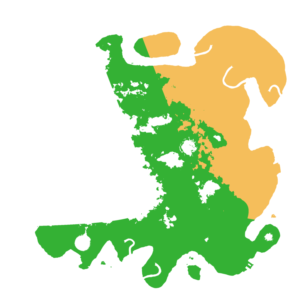 Biome Rust Map: Procedural Map, Size: 3500, Seed: 1469779506