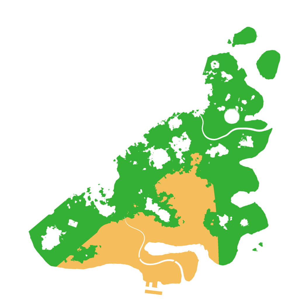 Biome Rust Map: Procedural Map, Size: 3500, Seed: 787708337