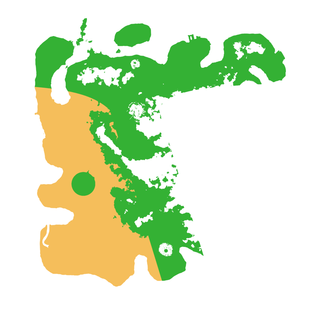 Biome Rust Map: Procedural Map, Size: 3500, Seed: 168925838