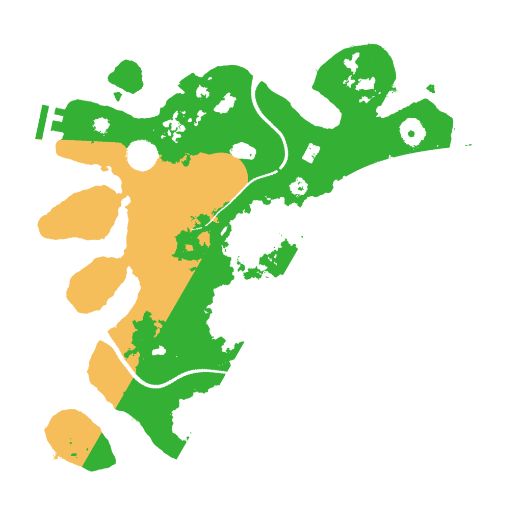 Biome Rust Map: Procedural Map, Size: 3000, Seed: 1110254301