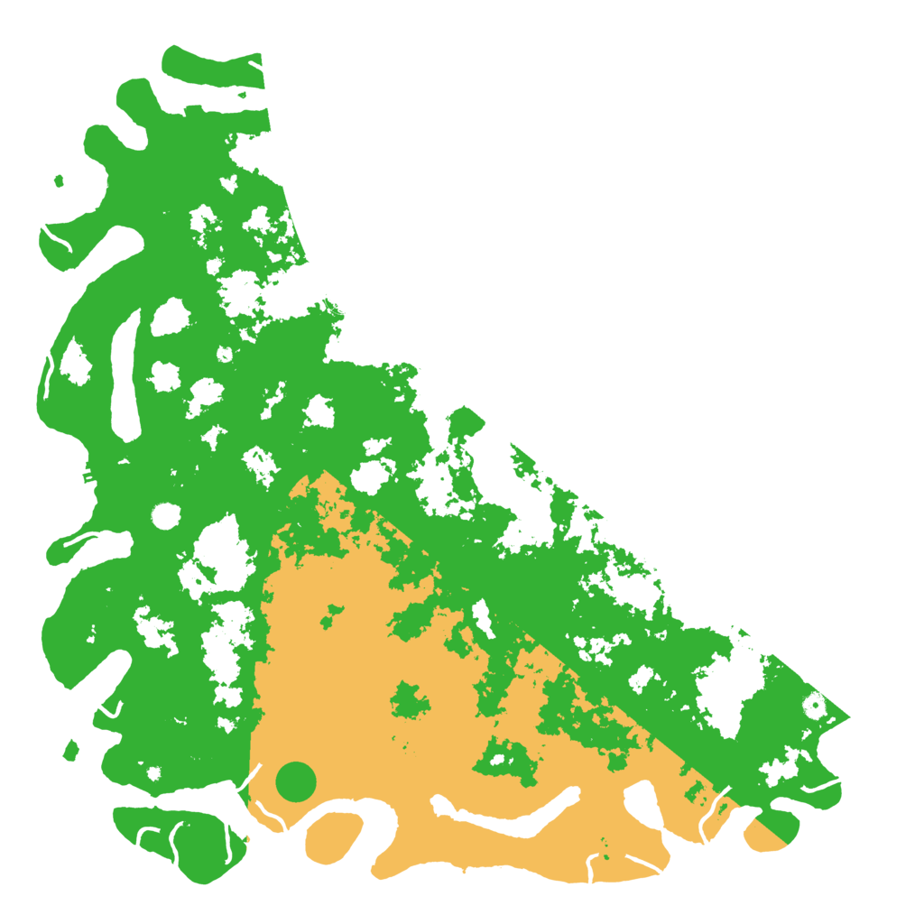 Biome Rust Map: Procedural Map, Size: 6000, Seed: 497892239