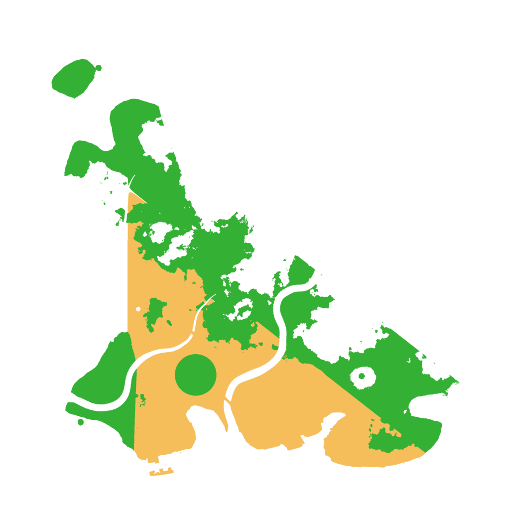 Biome Rust Map: Procedural Map, Size: 3250, Seed: 7723