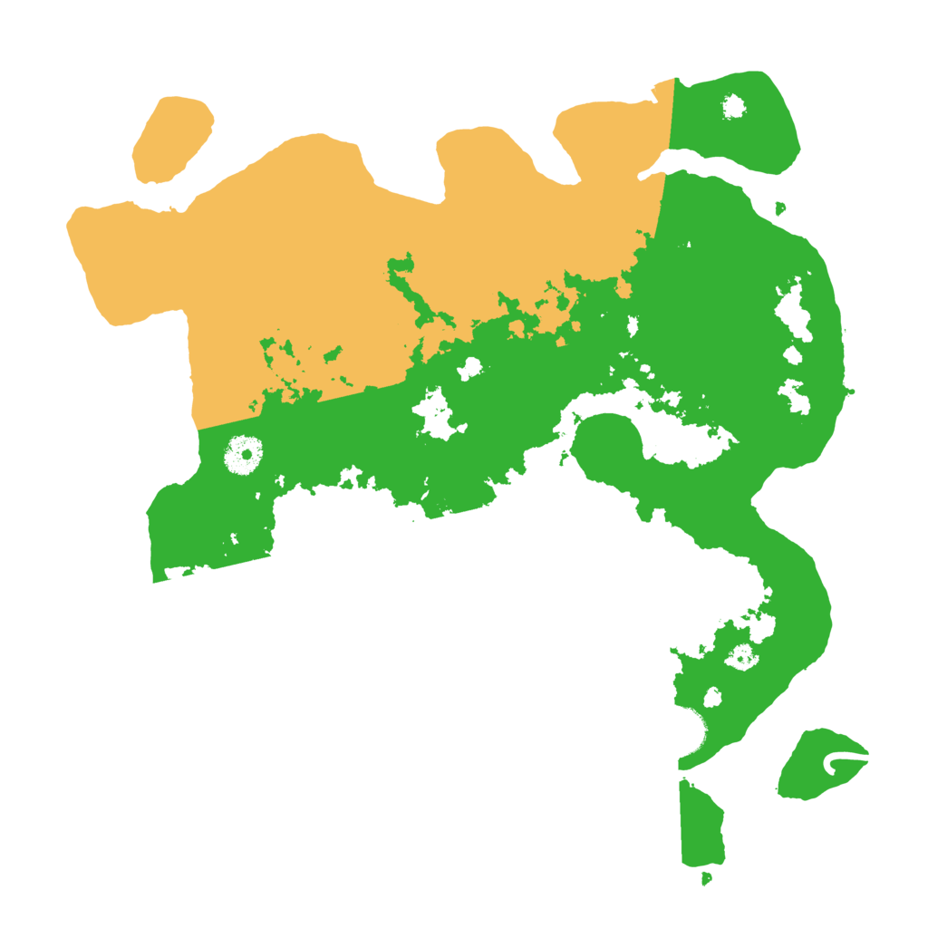 Biome Rust Map: Procedural Map, Size: 3600, Seed: 1150627363