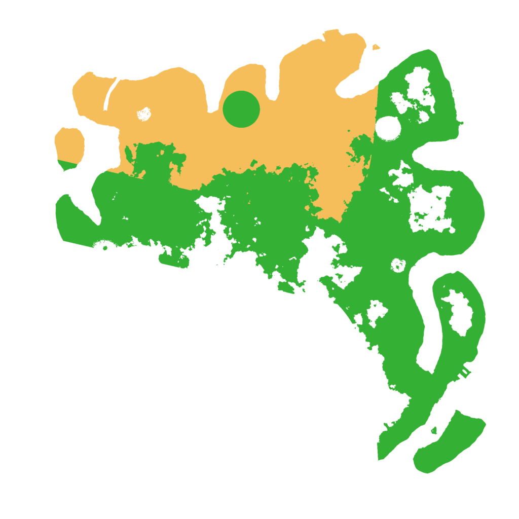 Biome Rust Map: Procedural Map, Size: 3700, Seed: 1992547961