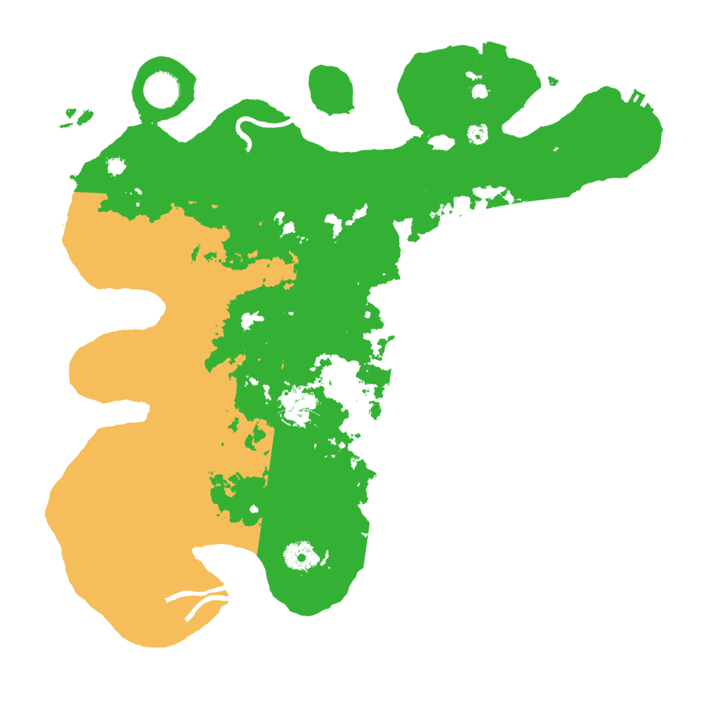 Biome Rust Map: Procedural Map, Size: 3500, Seed: 4524224