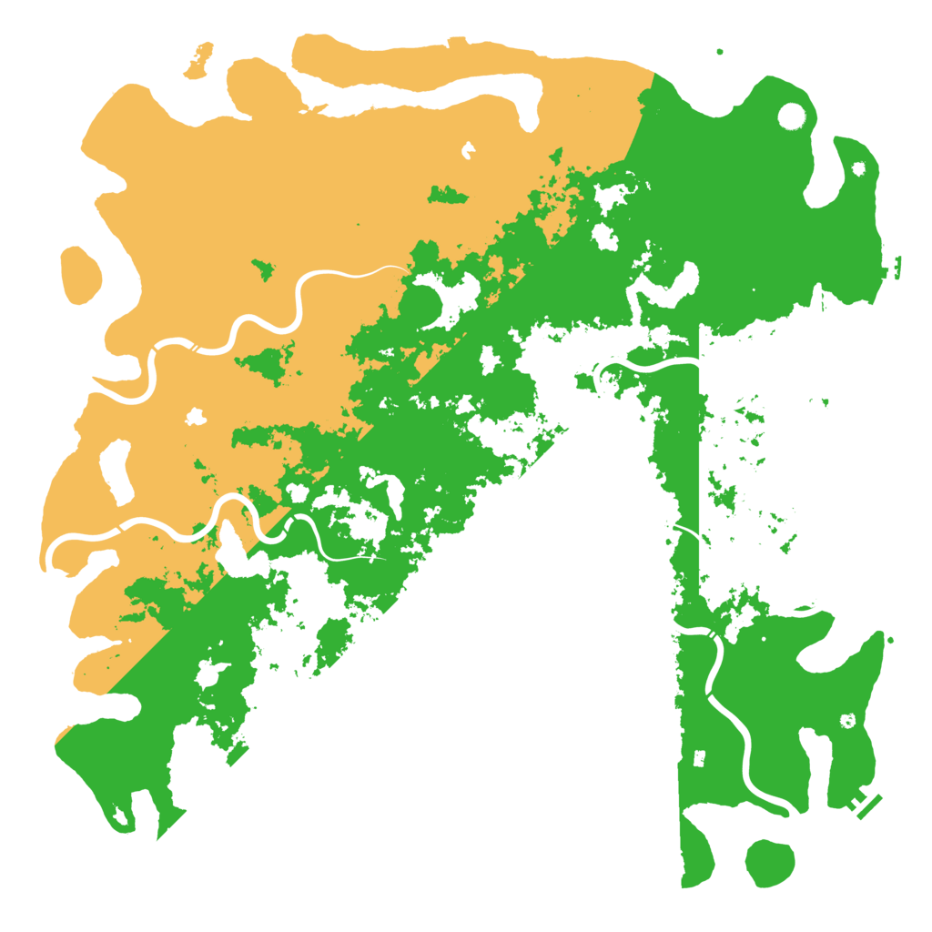 Biome Rust Map: Procedural Map, Size: 6000, Seed: 173081852