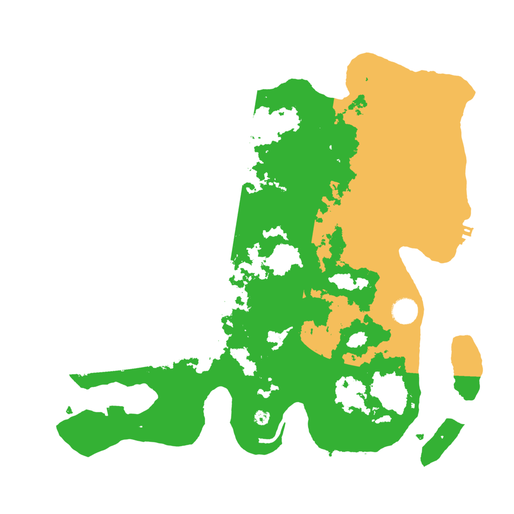Biome Rust Map: Procedural Map, Size: 3500, Seed: 447802862