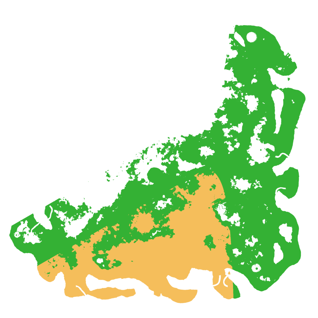 Biome Rust Map: Procedural Map, Size: 5500, Seed: 672332789