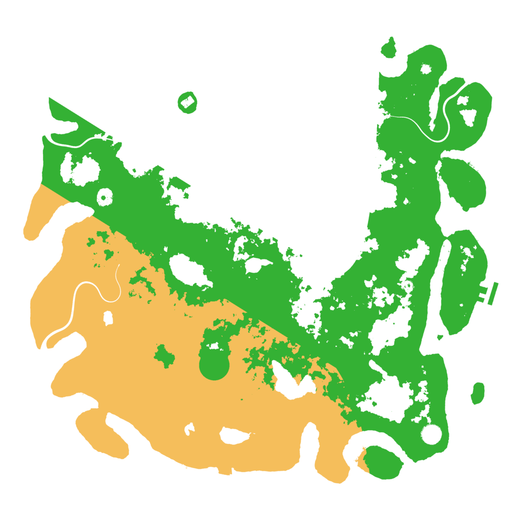 Biome Rust Map: Procedural Map, Size: 4500, Seed: 44456110