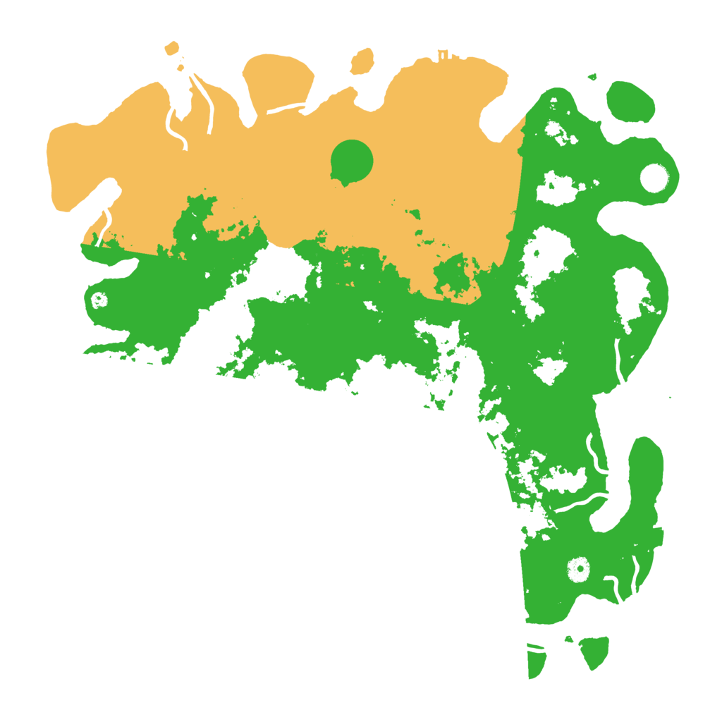 Biome Rust Map: Procedural Map, Size: 4500, Seed: 14987