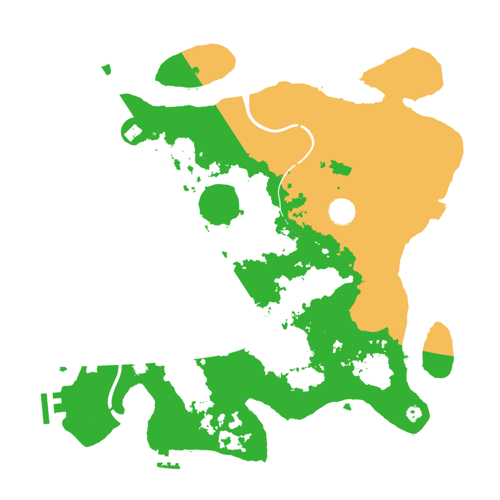 Biome Rust Map: Procedural Map, Size: 3300, Seed: 574823354