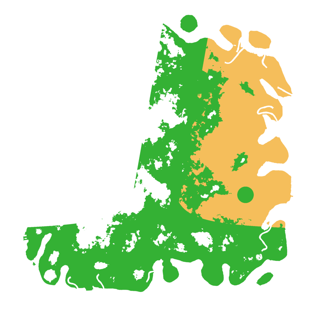 Biome Rust Map: Procedural Map, Size: 5000, Seed: 330985007