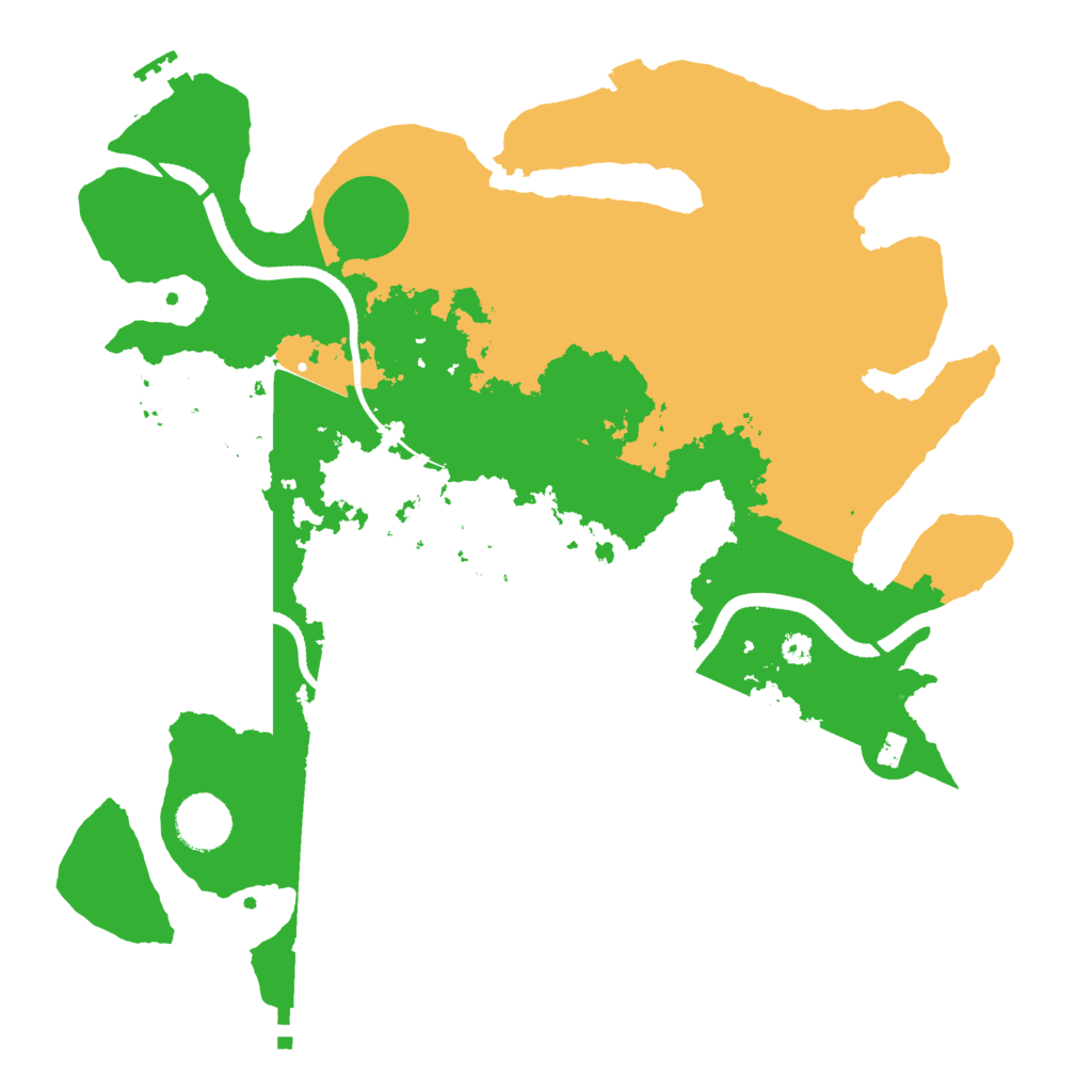 Biome Rust Map: Procedural Map, Size: 3500, Seed: 1890776162