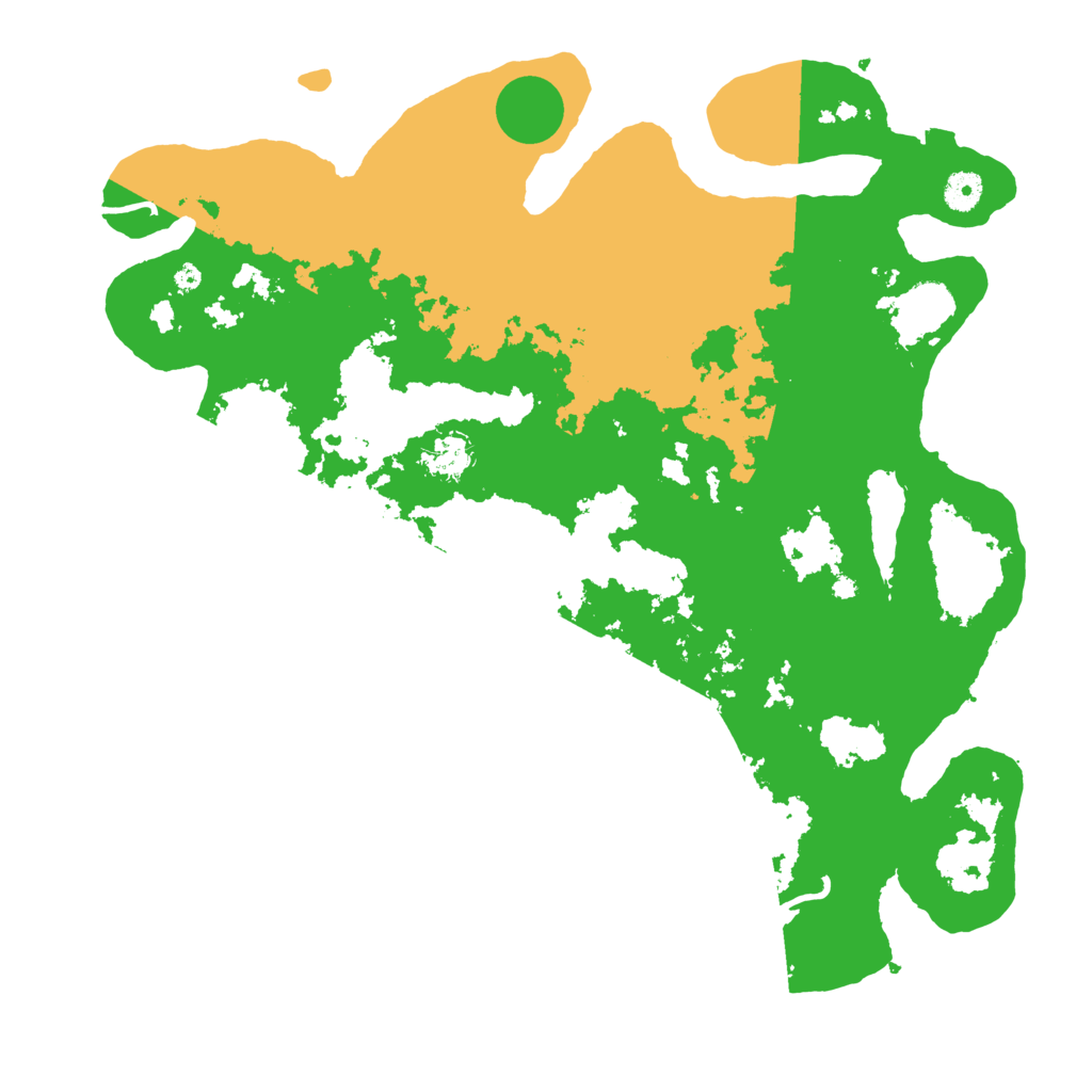 Biome Rust Map: Procedural Map, Size: 4250, Seed: 3454356