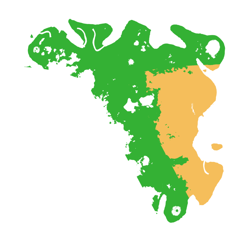 Biome Rust Map: Procedural Map, Size: 3800, Seed: 94141
