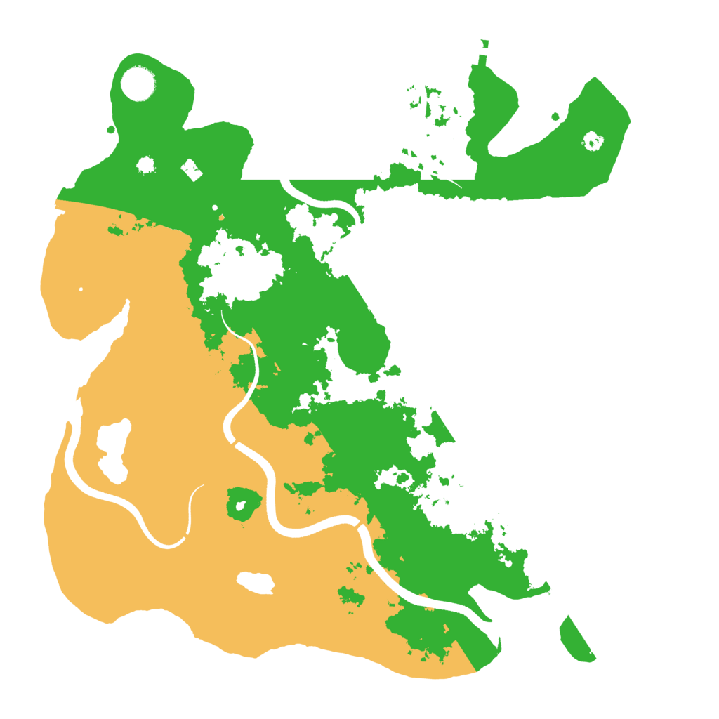 Biome Rust Map: Procedural Map, Size: 3700, Seed: 1763238419