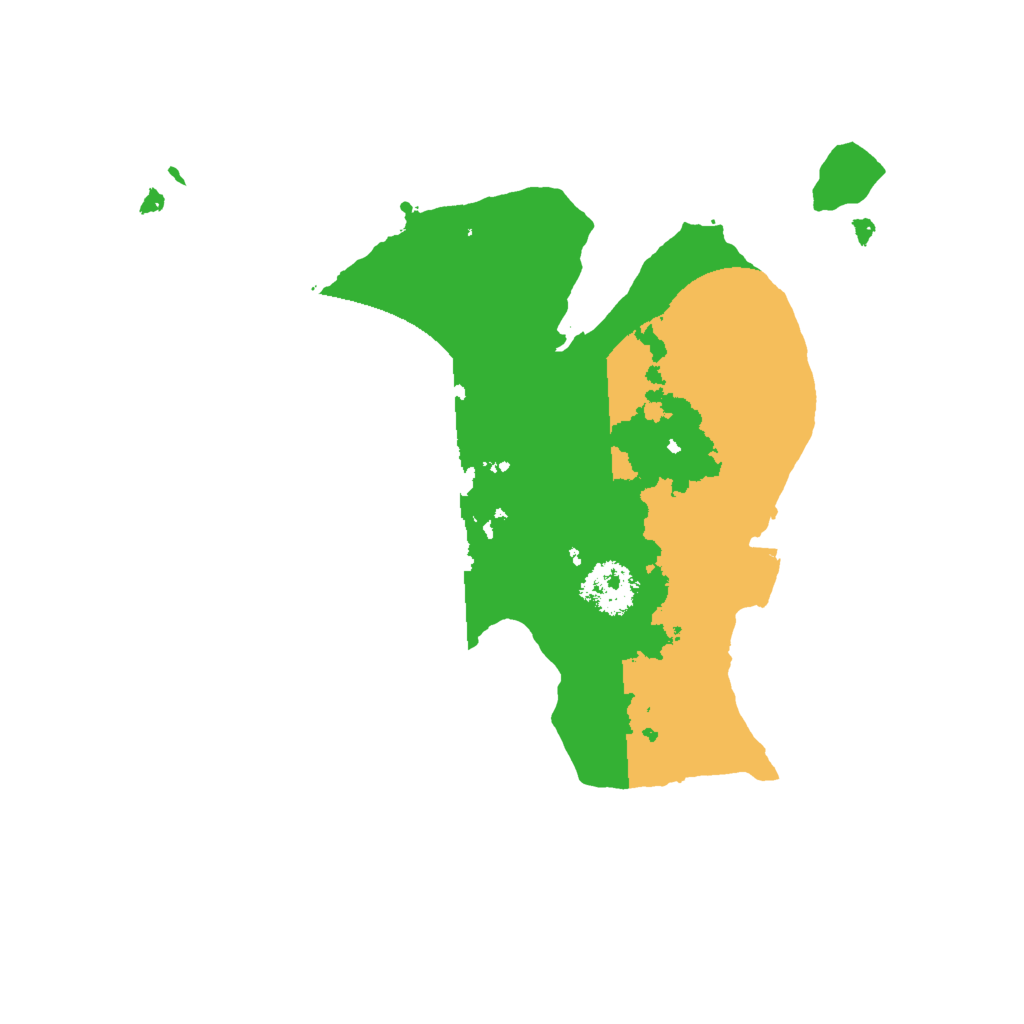 Biome Rust Map: Procedural Map, Size: 2000, Seed: 6769