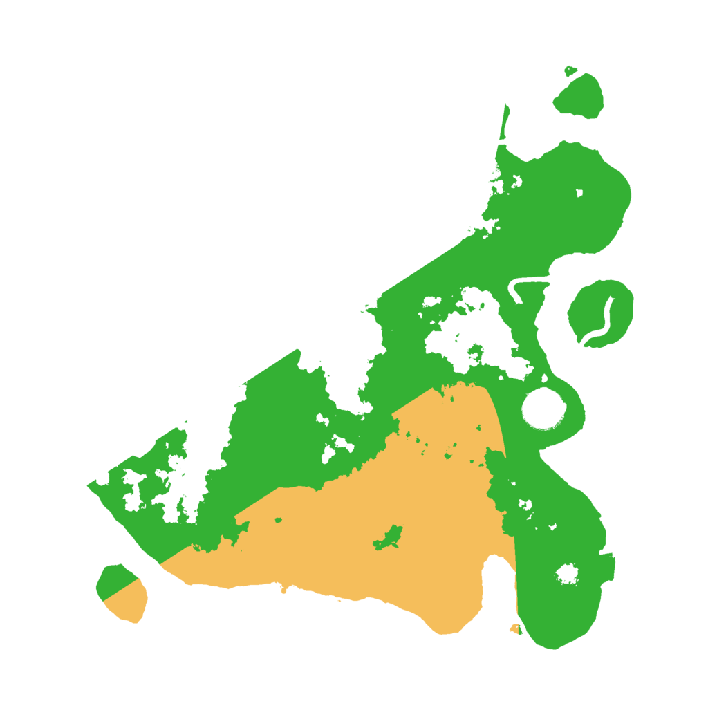 Biome Rust Map: Procedural Map, Size: 3000, Seed: 29714