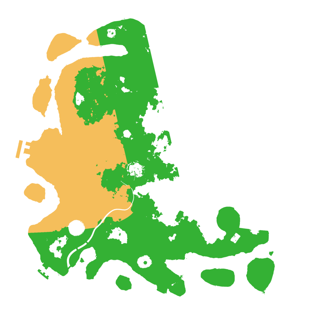 Biome Rust Map: Procedural Map, Size: 3576, Seed: 3639