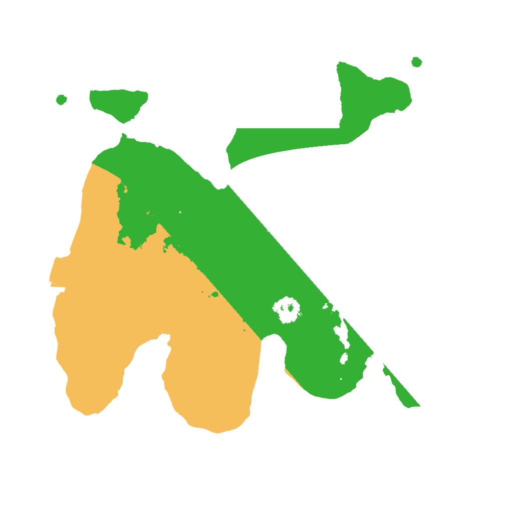 Biome Rust Map: Procedural Map, Size: 2000, Seed: 51918