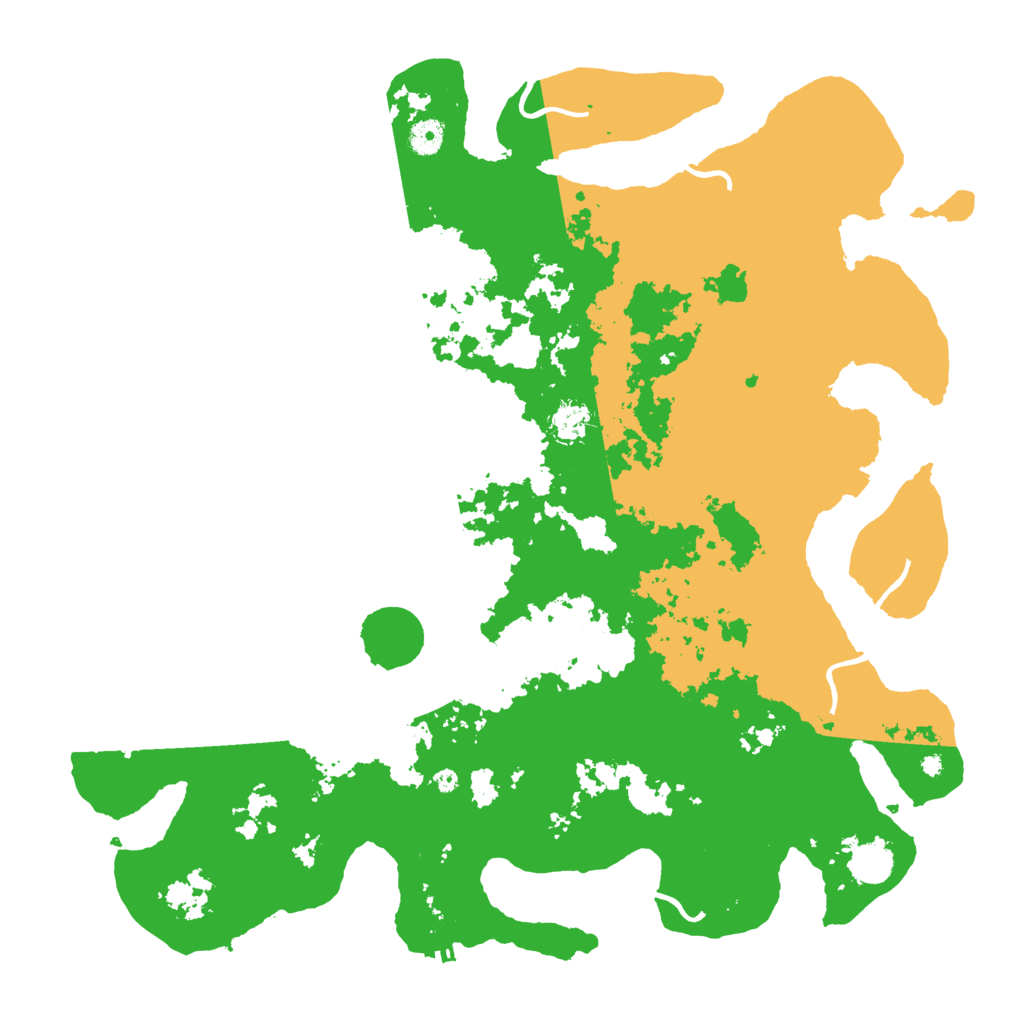 Biome Rust Map: Procedural Map, Size: 4500, Seed: 1299567