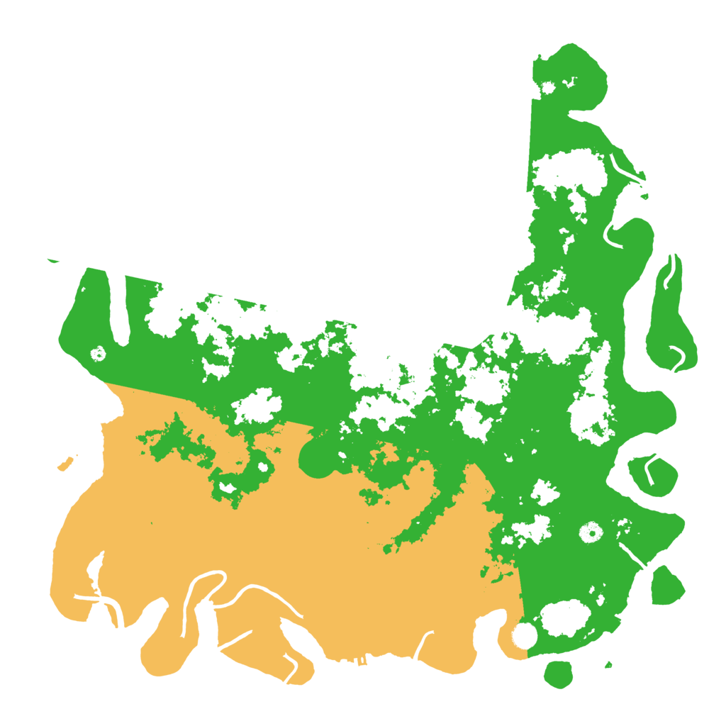 Biome Rust Map: Procedural Map, Size: 5000, Seed: 58473846