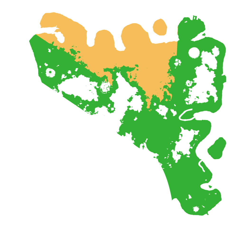 Biome Rust Map: Procedural Map, Size: 3900, Seed: 44766