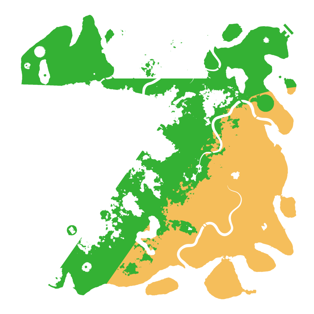 Biome Rust Map: Procedural Map, Size: 5000, Seed: 20072022